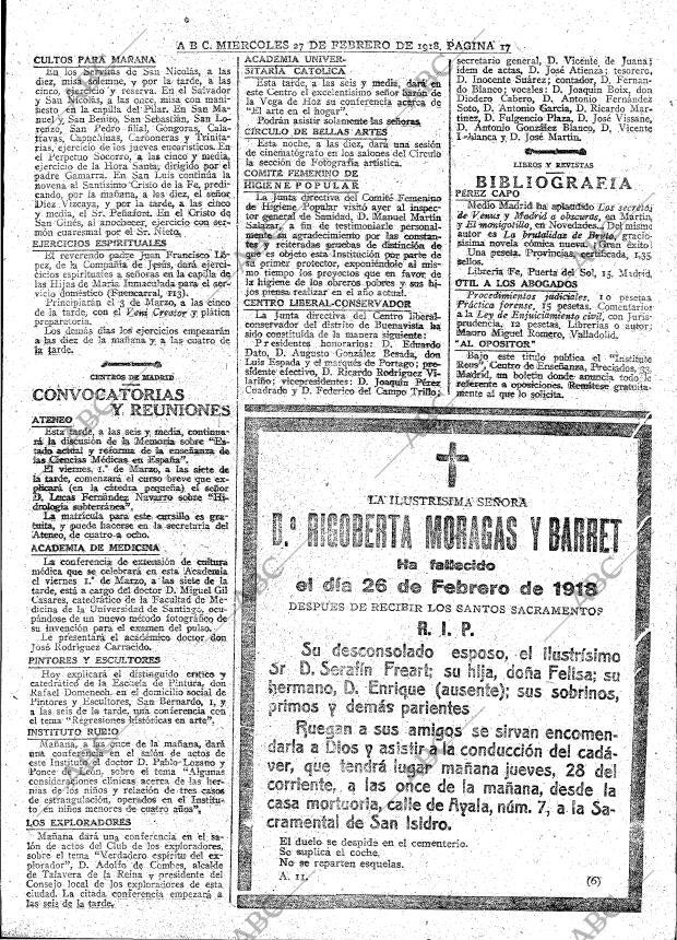 ABC MADRID 27-02-1918 página 17