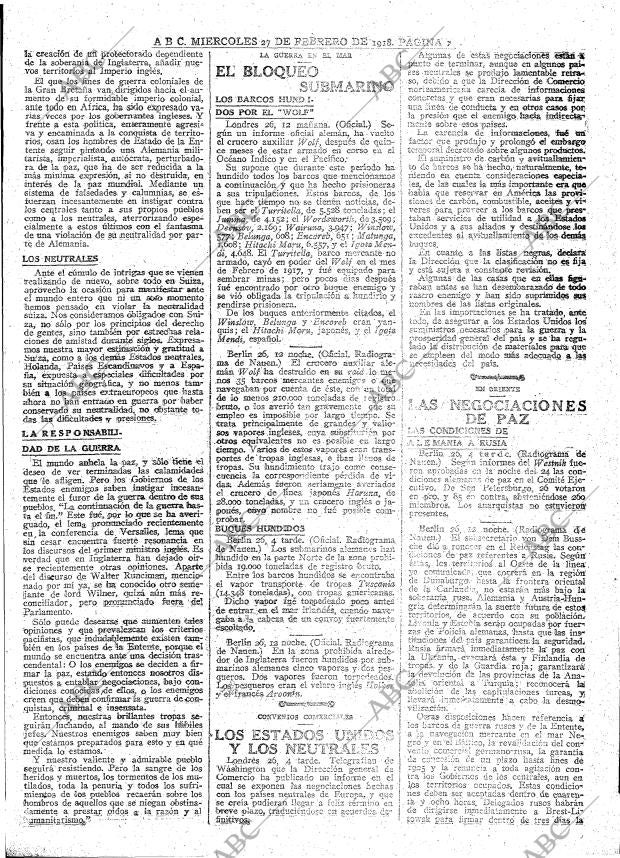 ABC MADRID 27-02-1918 página 19