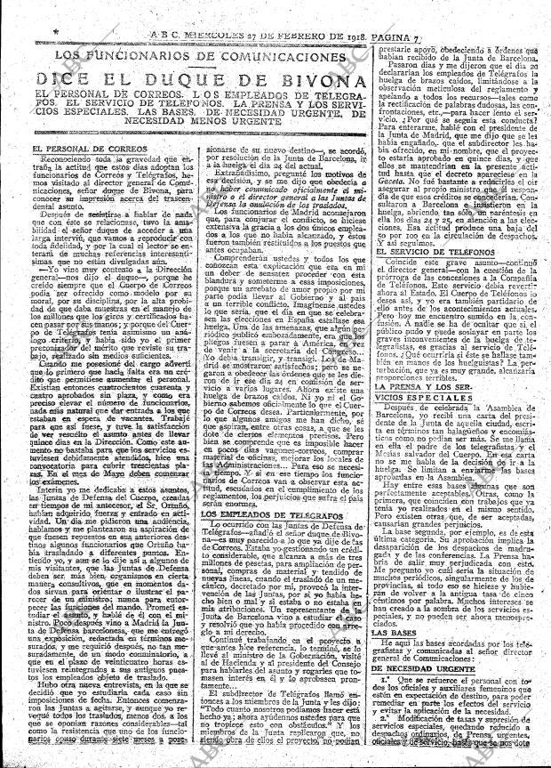 ABC MADRID 27-02-1918 página 7