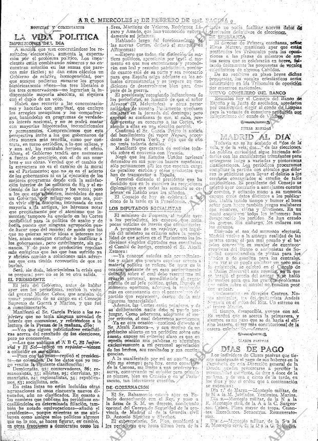 ABC MADRID 27-02-1918 página 9