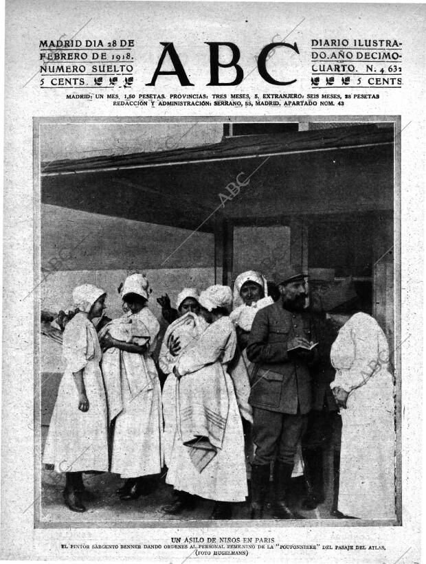 ABC MADRID 28-02-1918 página 1