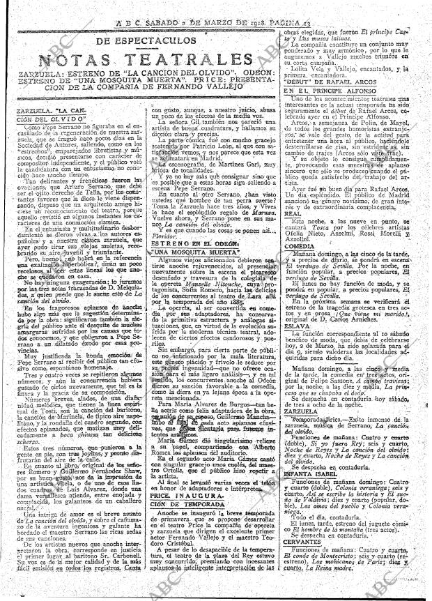 ABC MADRID 02-03-1918 página 13
