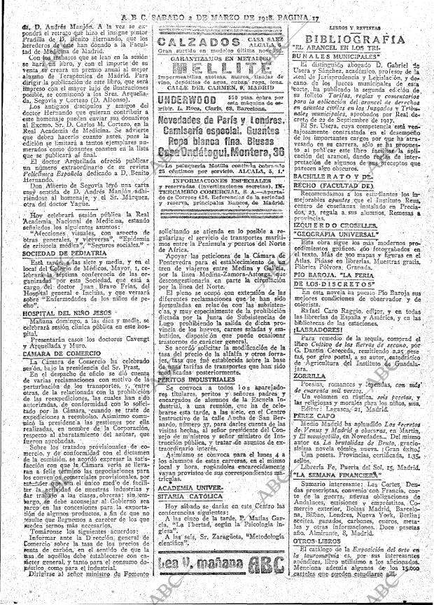 ABC MADRID 02-03-1918 página 17