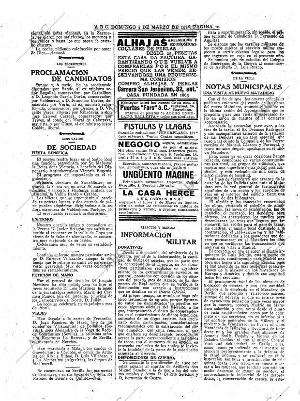 ABC MADRID 03-03-1918 página 10