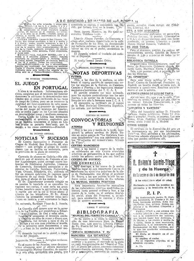 ABC MADRID 03-03-1918 página 14