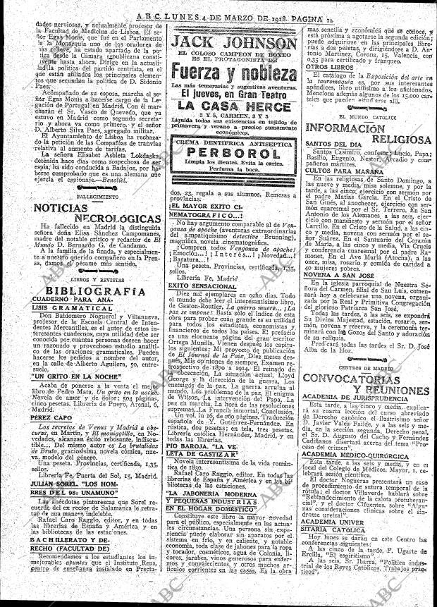 ABC MADRID 04-03-1918 página 12