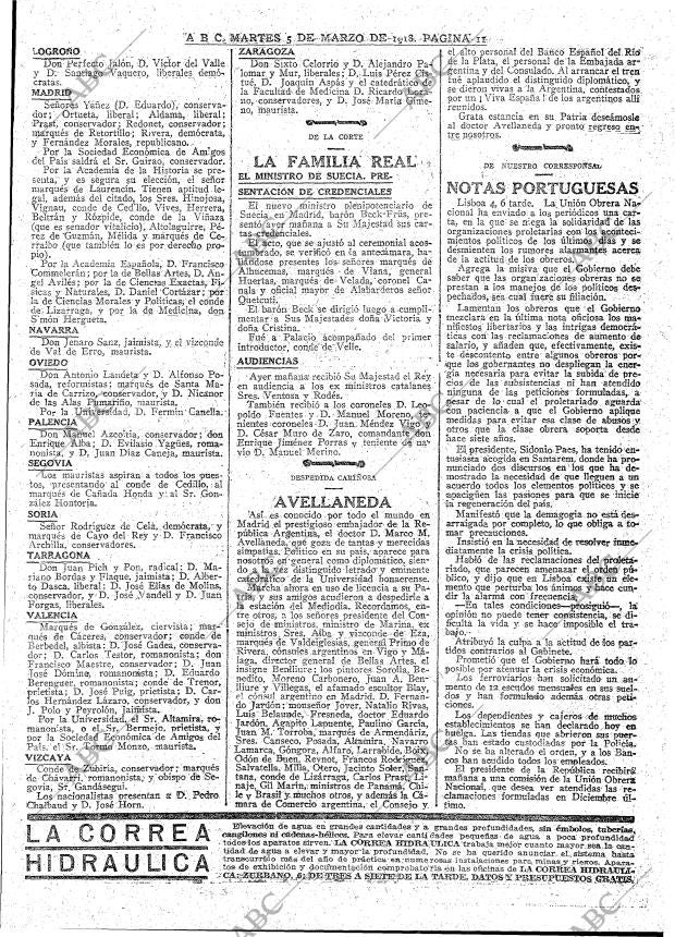 ABC MADRID 05-03-1918 página 11