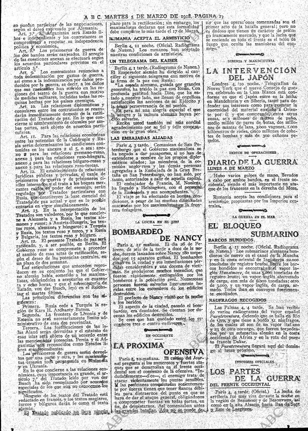 ABC MADRID 05-03-1918 página 17