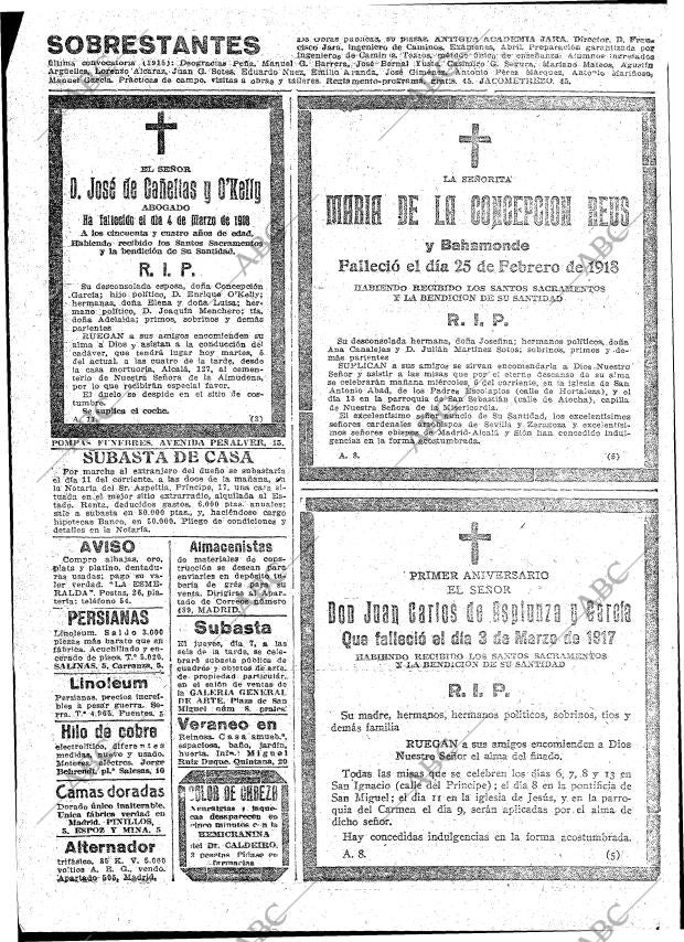 ABC MADRID 05-03-1918 página 22