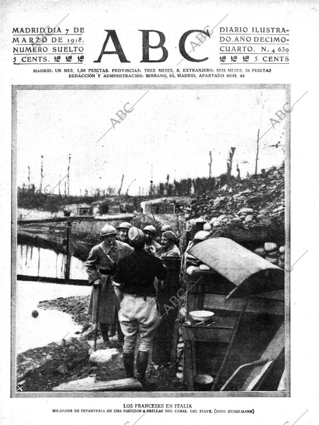 ABC MADRID 07-03-1918 página 1