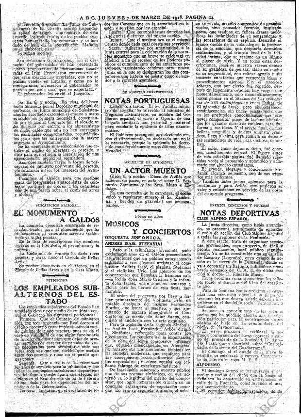 ABC MADRID 07-03-1918 página 14