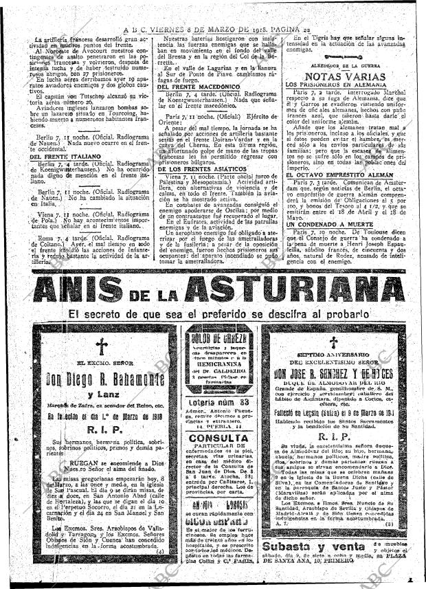 ABC MADRID 08-03-1918 página 22