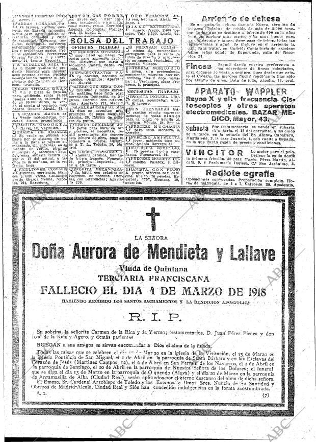 ABC MADRID 11-03-1918 página 24