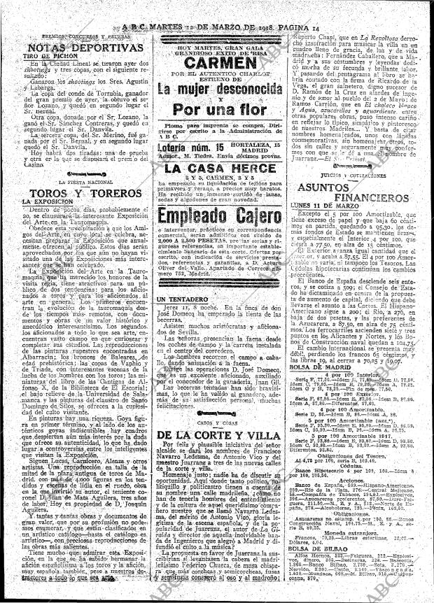 ABC MADRID 12-03-1918 página 14