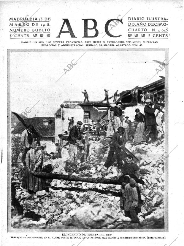 ABC MADRID 13-03-1918 página 1