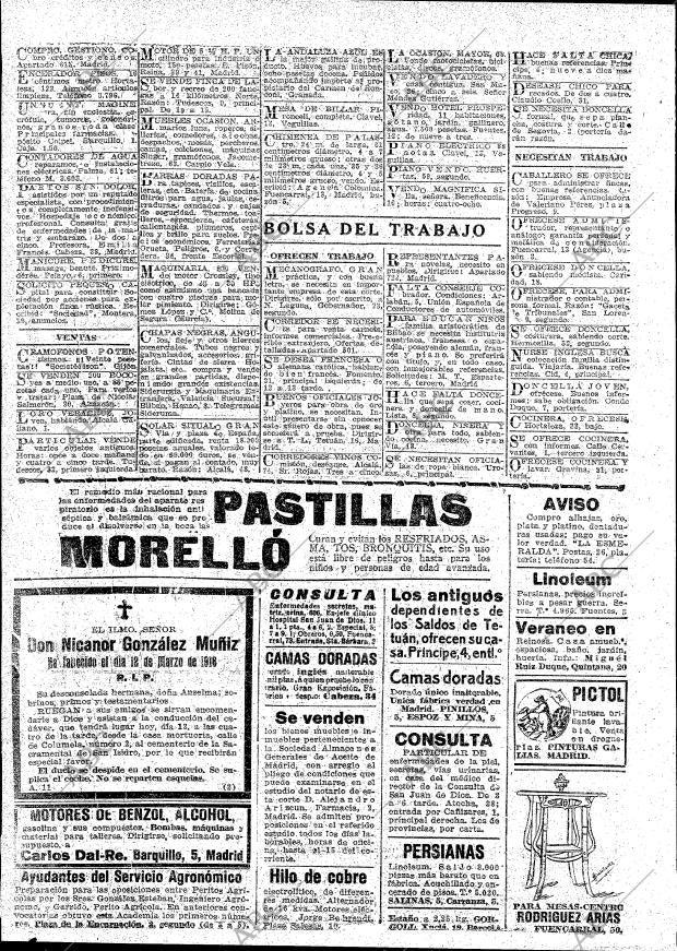 ABC MADRID 13-03-1918 página 20