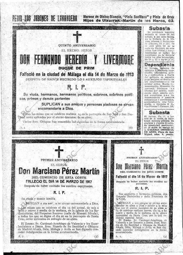 ABC MADRID 13-03-1918 página 22