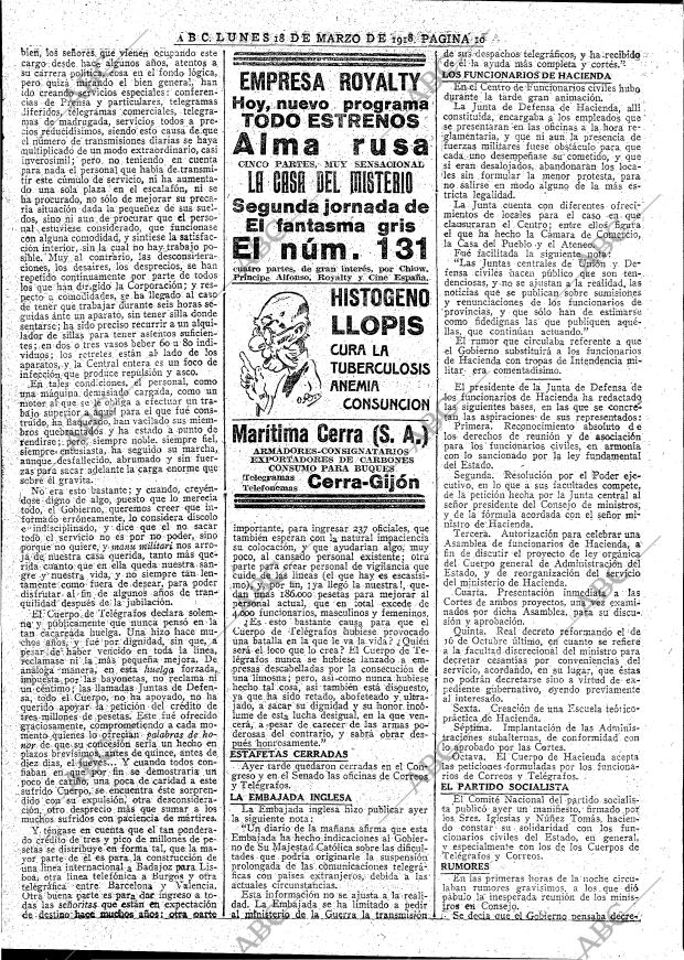 ABC MADRID 18-03-1918 página 10