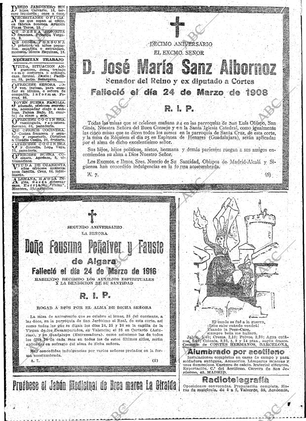 ABC MADRID 23-03-1918 página 23