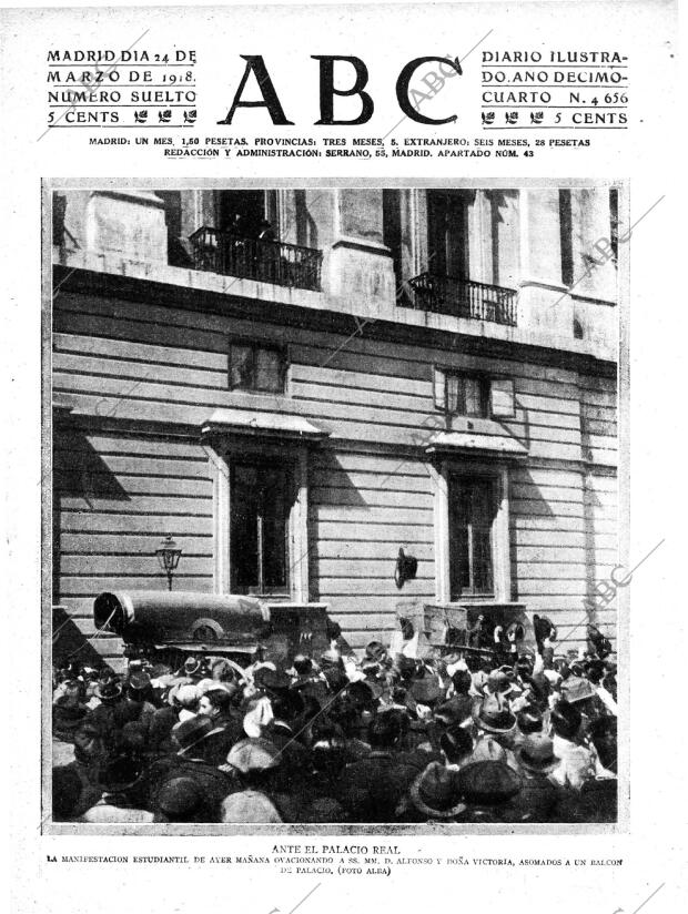 ABC MADRID 24-03-1918 página 1
