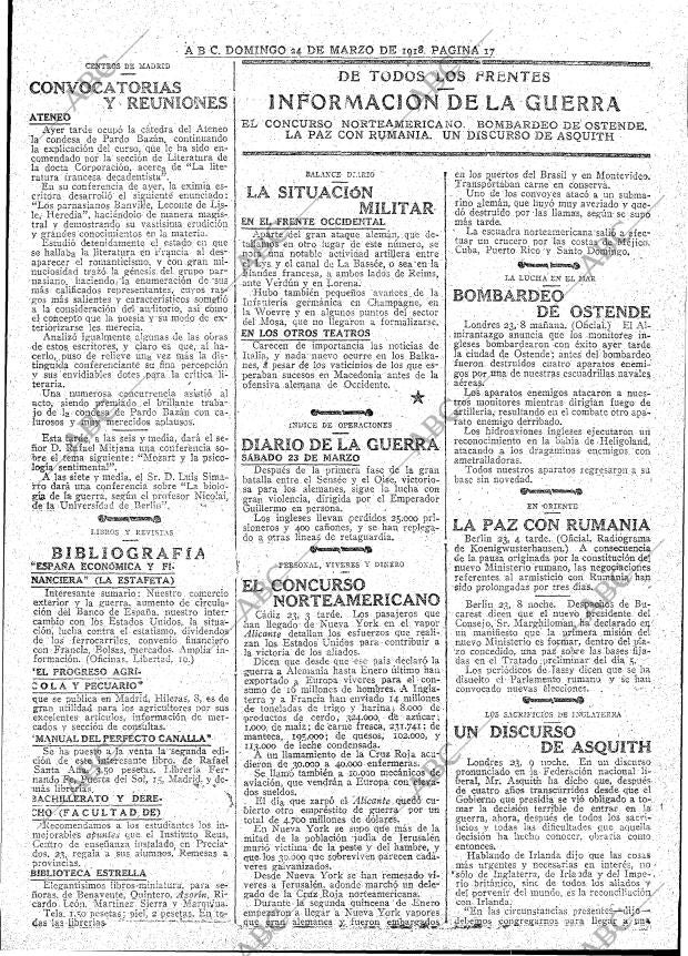 ABC MADRID 24-03-1918 página 17