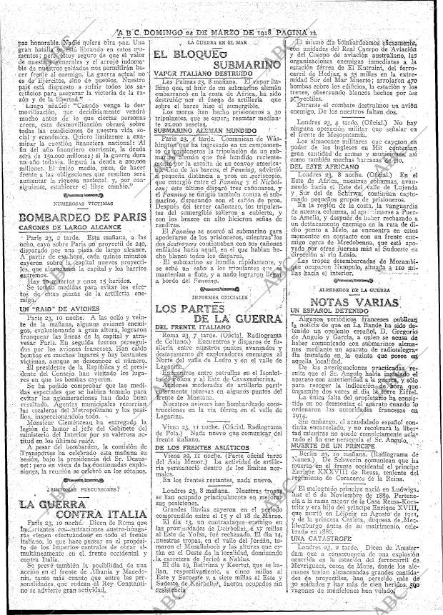 ABC MADRID 24-03-1918 página 18