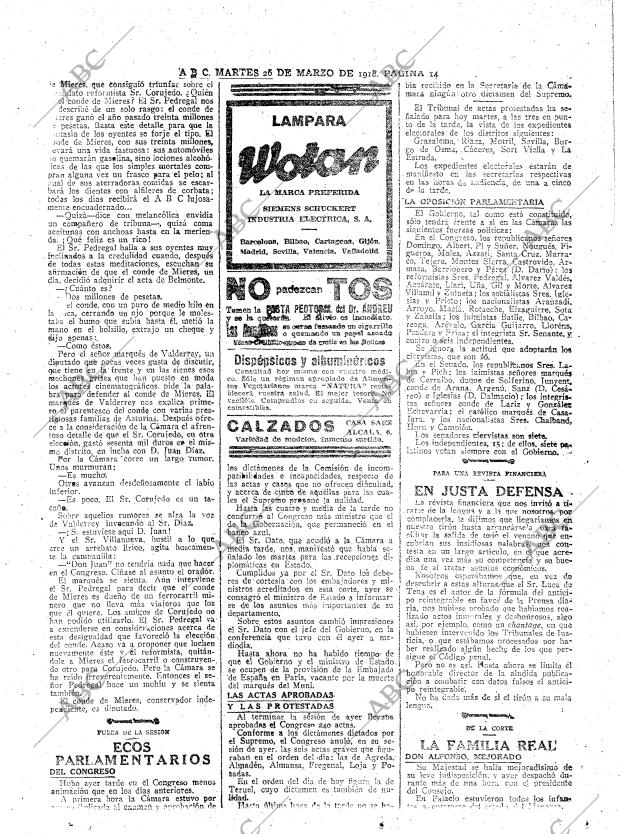 ABC MADRID 26-03-1918 página 14