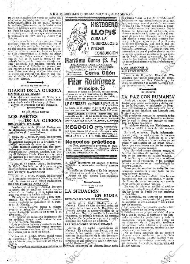 ABC MADRID 27-03-1918 página 11