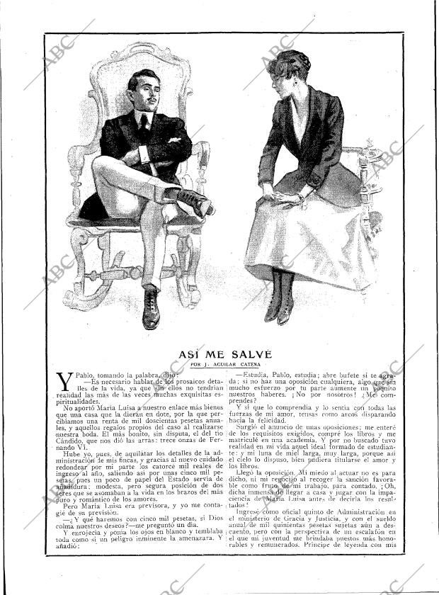 BLANCO Y NEGRO MADRID 31-03-1918 página 12