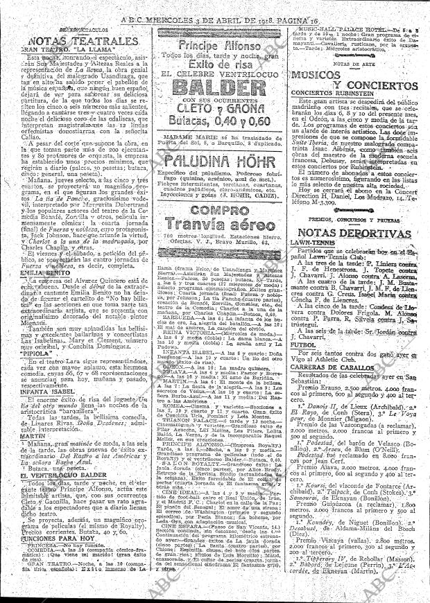 ABC MADRID 03-04-1918 página 16