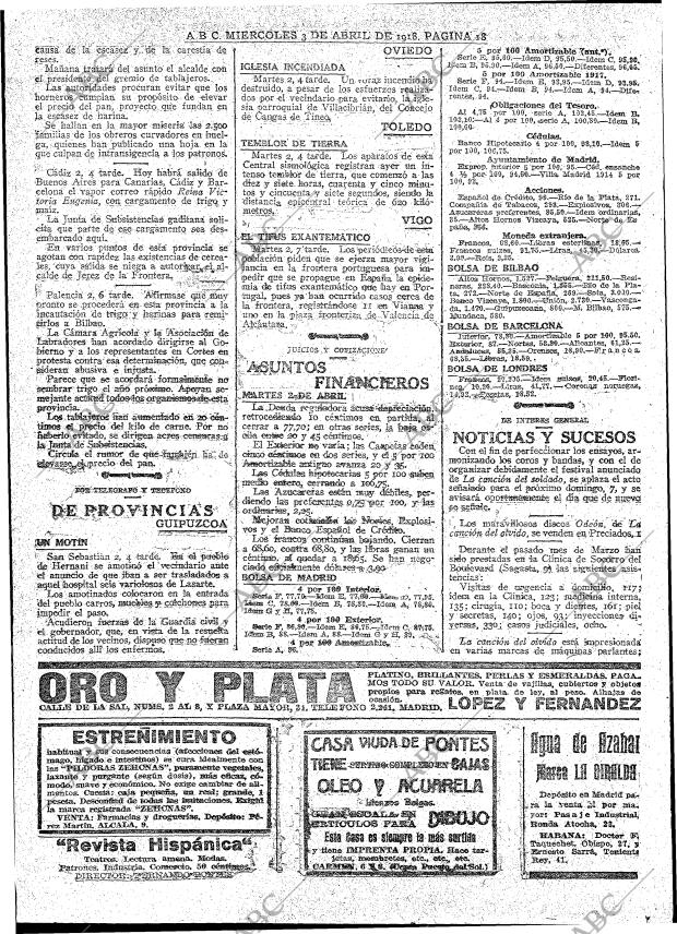 ABC MADRID 03-04-1918 página 18