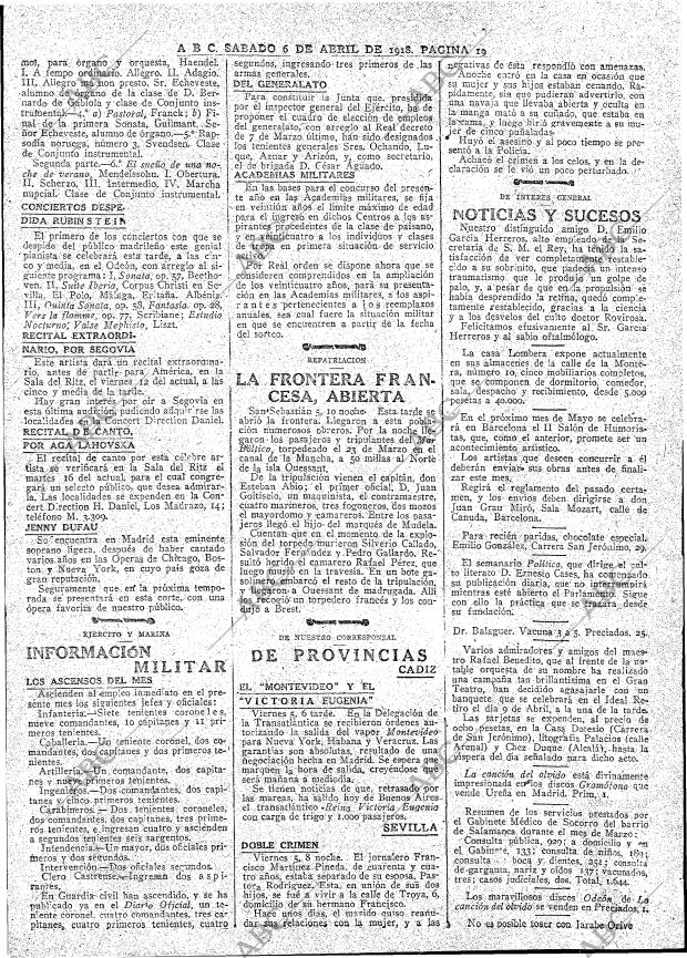 ABC MADRID 06-04-1918 página 19