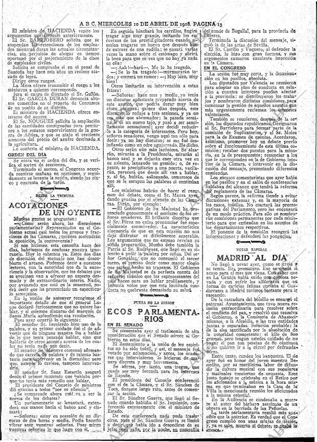 ABC MADRID 10-04-1918 página 15