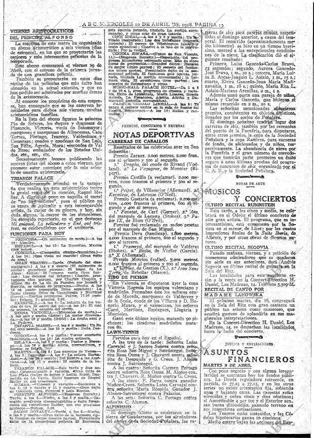 ABC MADRID 10-04-1918 página 19