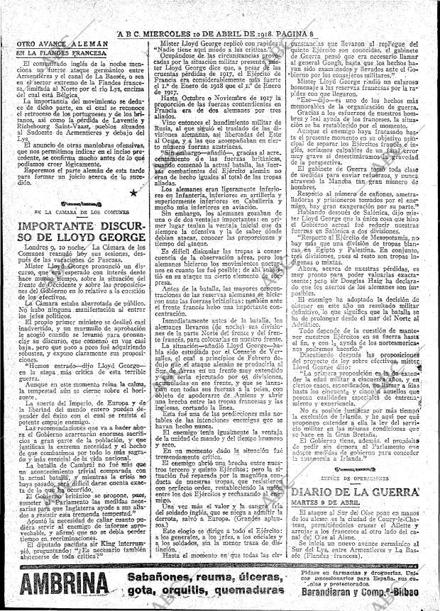 ABC MADRID 10-04-1918 página 8