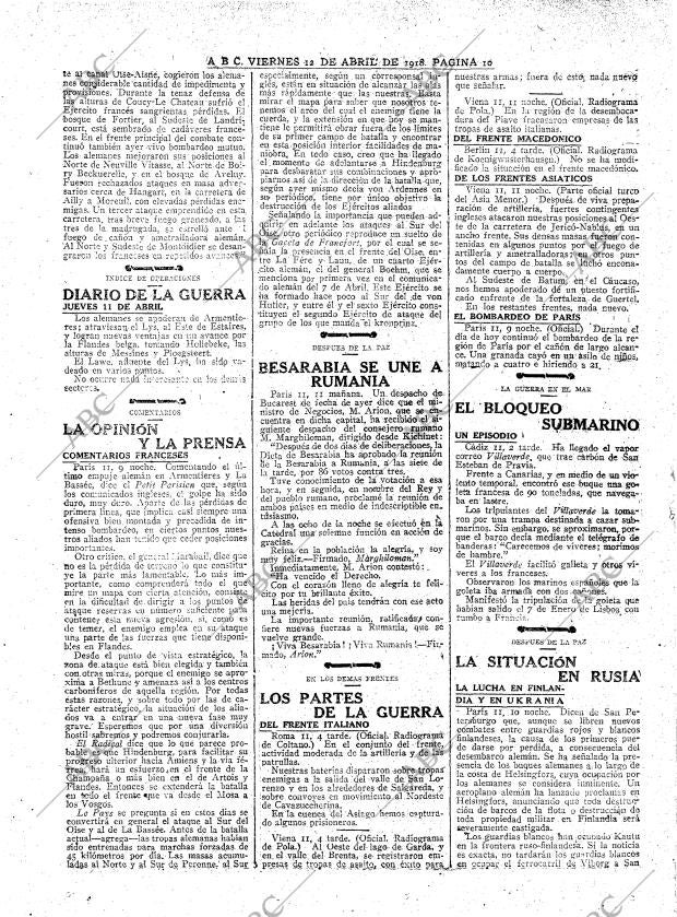 ABC MADRID 12-04-1918 página 10