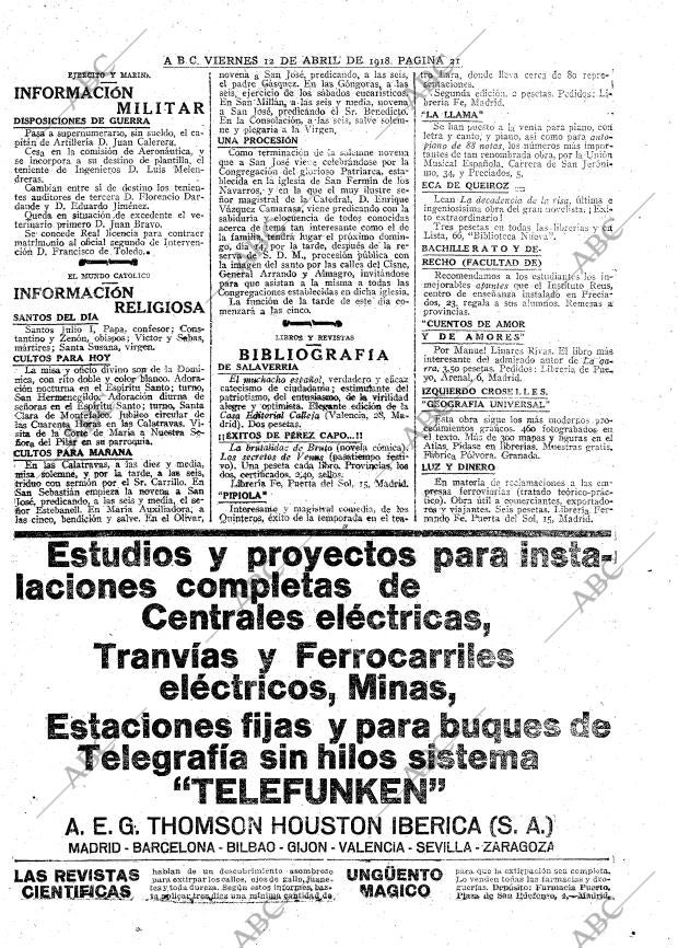 ABC MADRID 12-04-1918 página 21