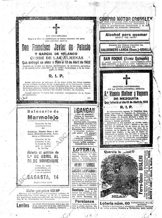 ABC MADRID 12-04-1918 página 26