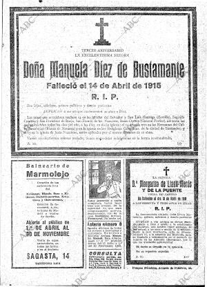 ABC MADRID 13-04-1918 página 21