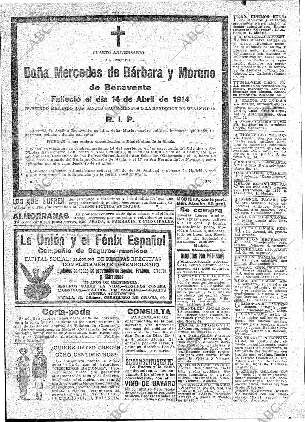 ABC MADRID 13-04-1918 página 22