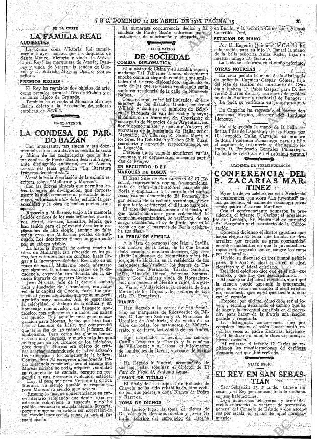 ABC MADRID 14-04-1918 página 15