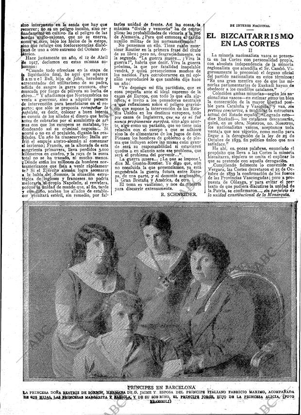 ABC MADRID 14-04-1918 página 5