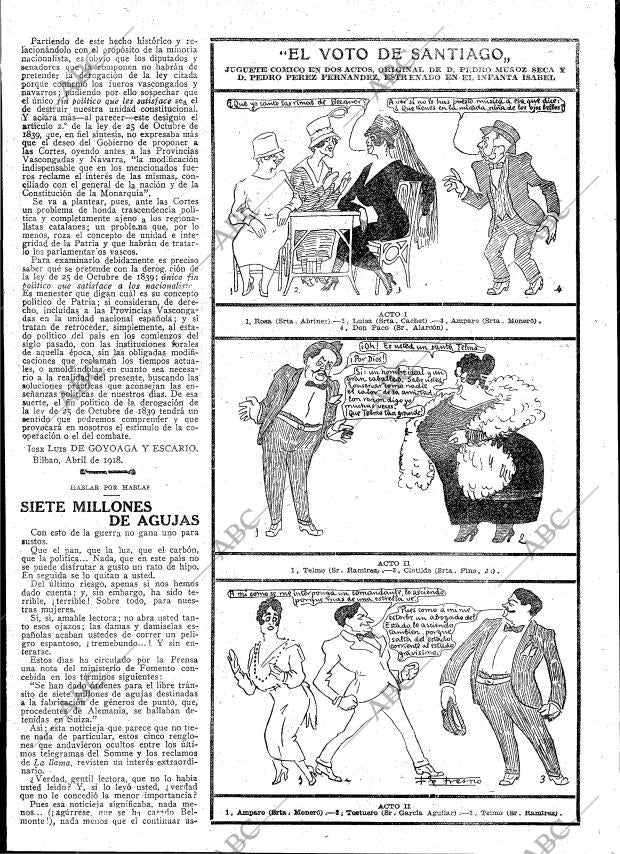 ABC MADRID 14-04-1918 página 6