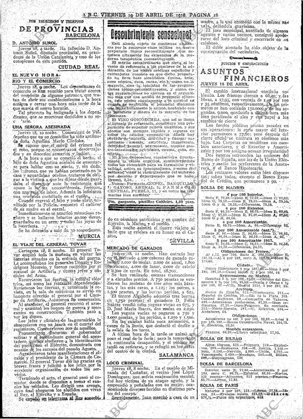 ABC MADRID 19-04-1918 página 18