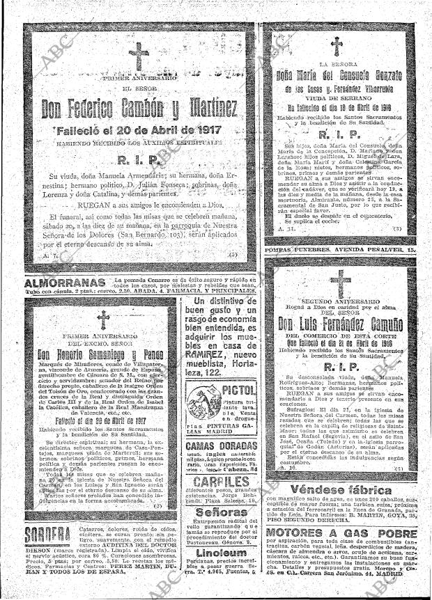 ABC MADRID 19-04-1918 página 25