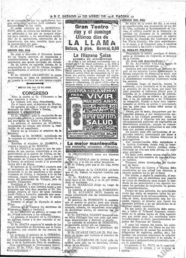 ABC MADRID 20-04-1918 página 12