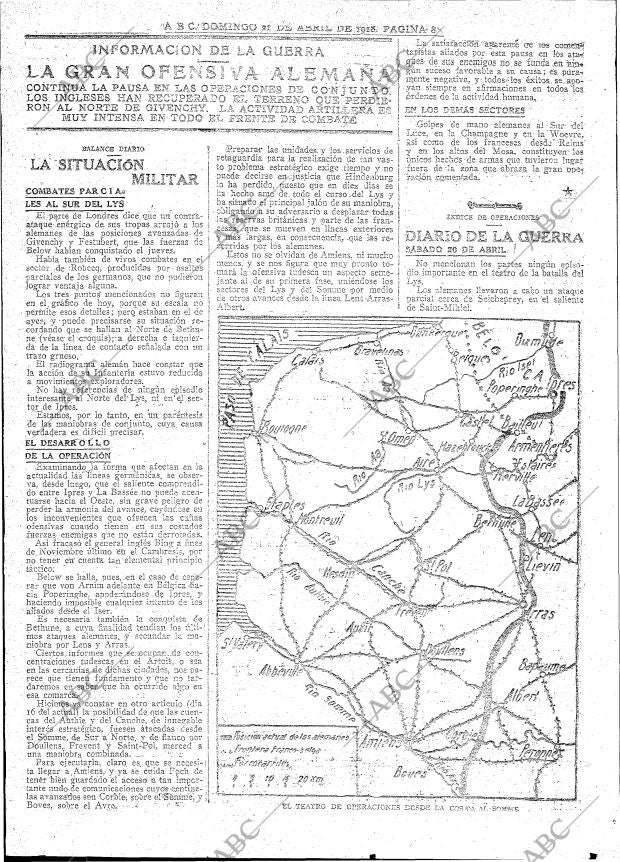 ABC MADRID 21-04-1918 página 8