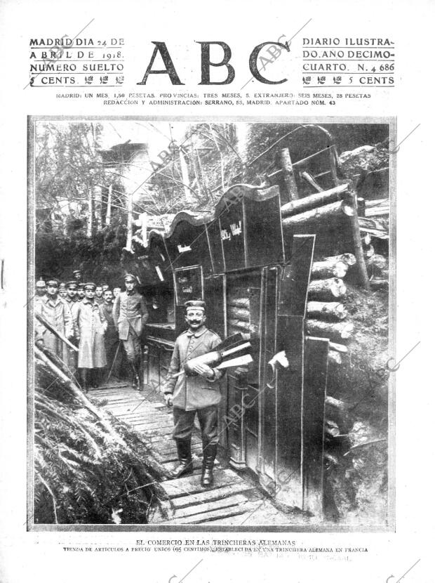 ABC MADRID 24-04-1918 página 1
