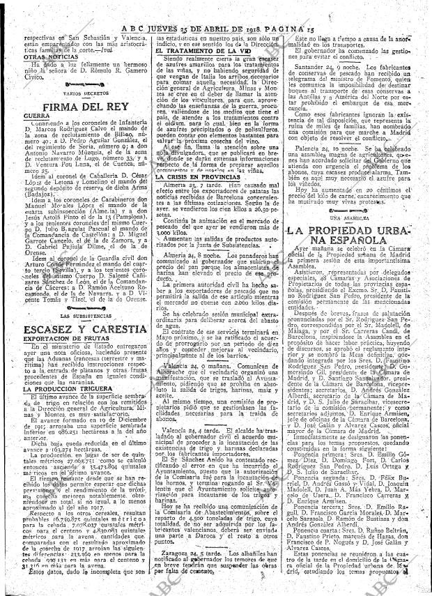 ABC MADRID 25-04-1918 página 15