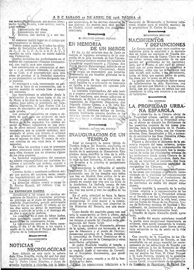 ABC MADRID 27-04-1918 página 18